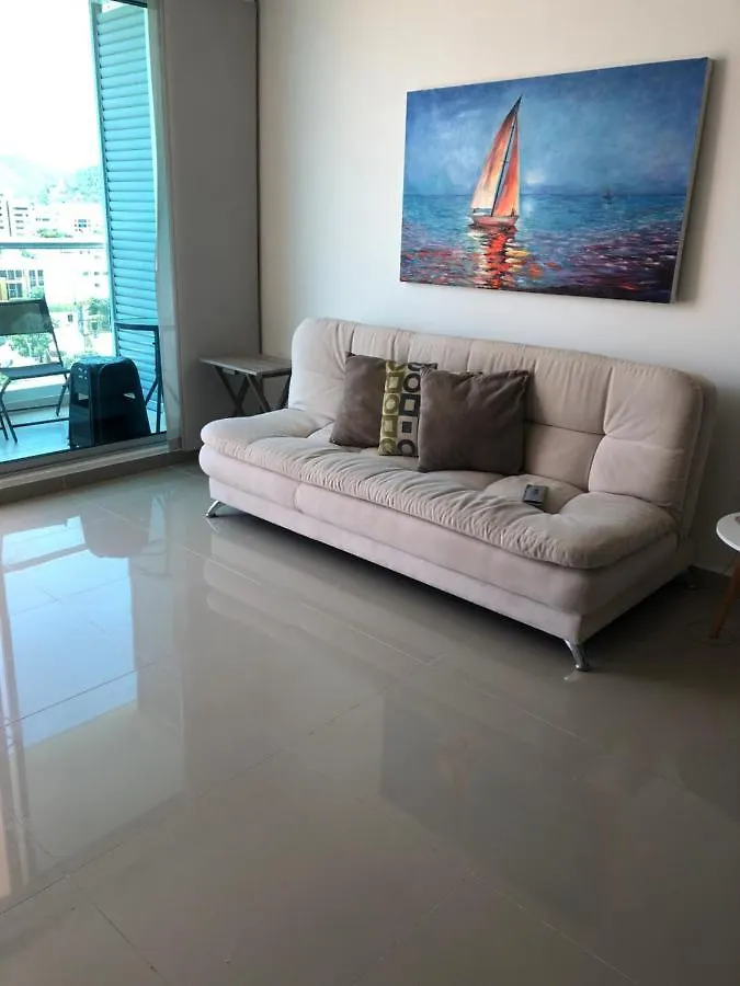 Lindo Apto Rodadero Sur, Santa Marta Apartment Gaira 0*,